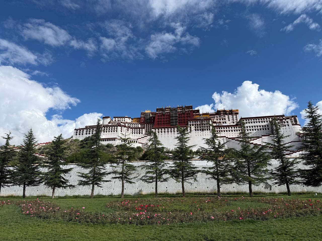 Potala Palace in Lhasa on a high-altitude trip